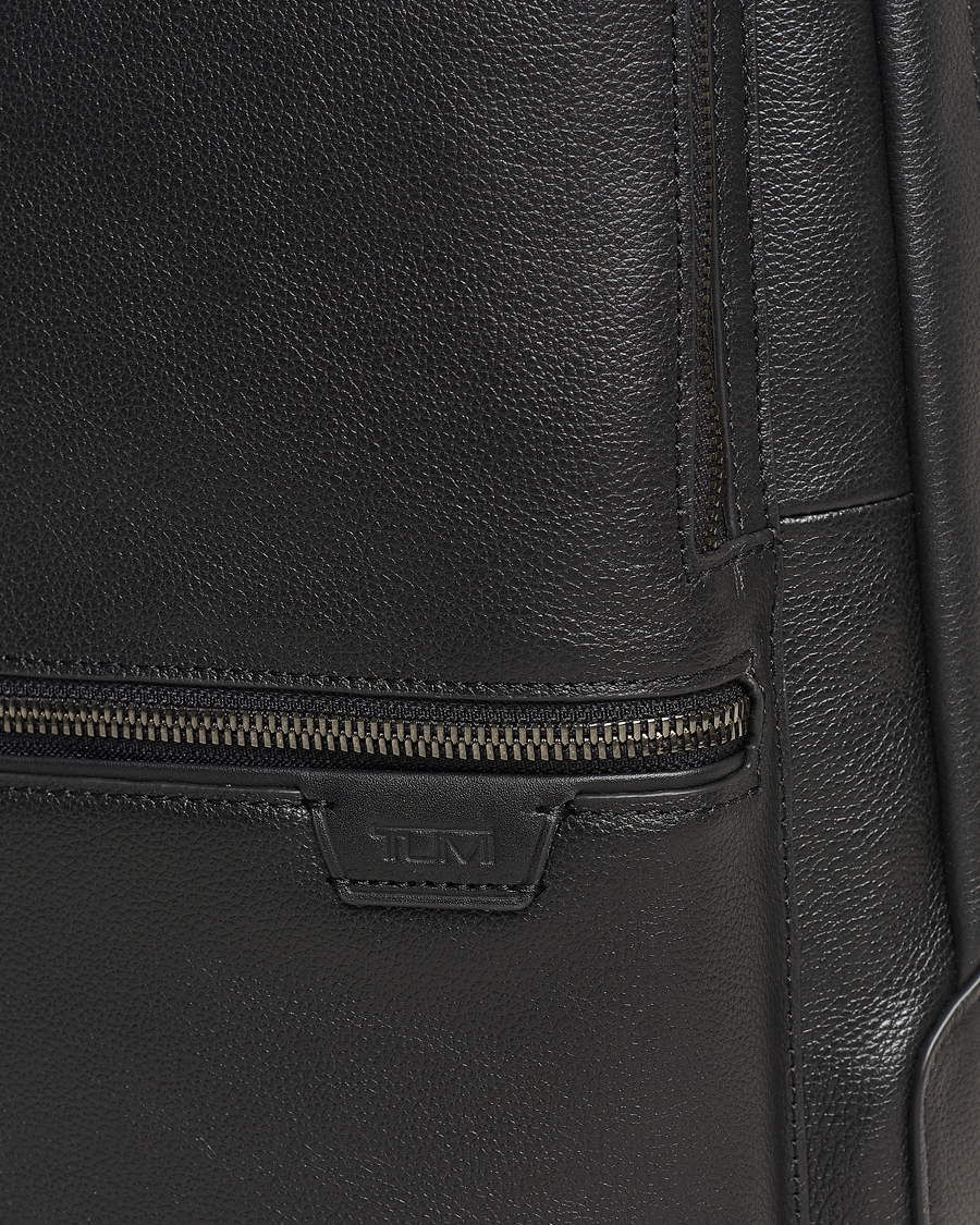 Herren | TUMI Harrison Bradner Leather Backpack Black | TUMI | Harrison Bradner Leather Backpack Black