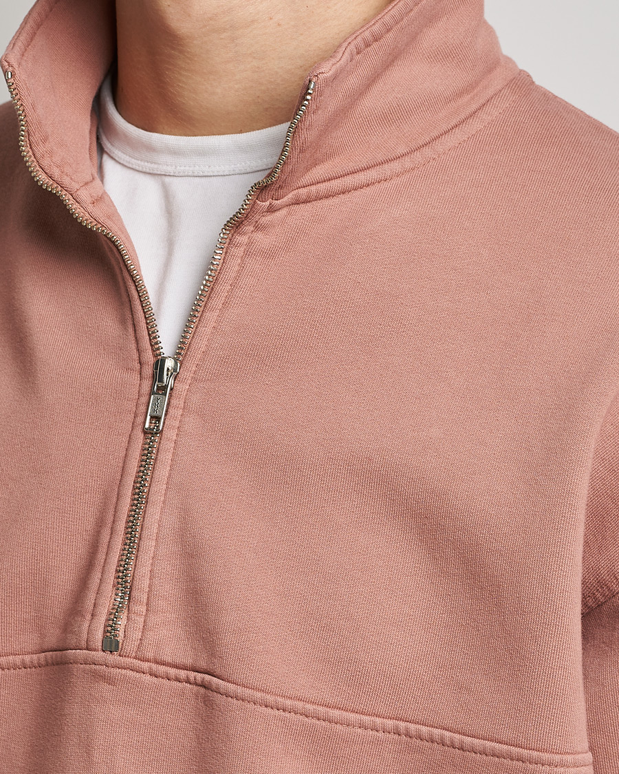 Herren | Pullover | Colorful Standard | Classic Organic Half-Zip Rosewood Mist