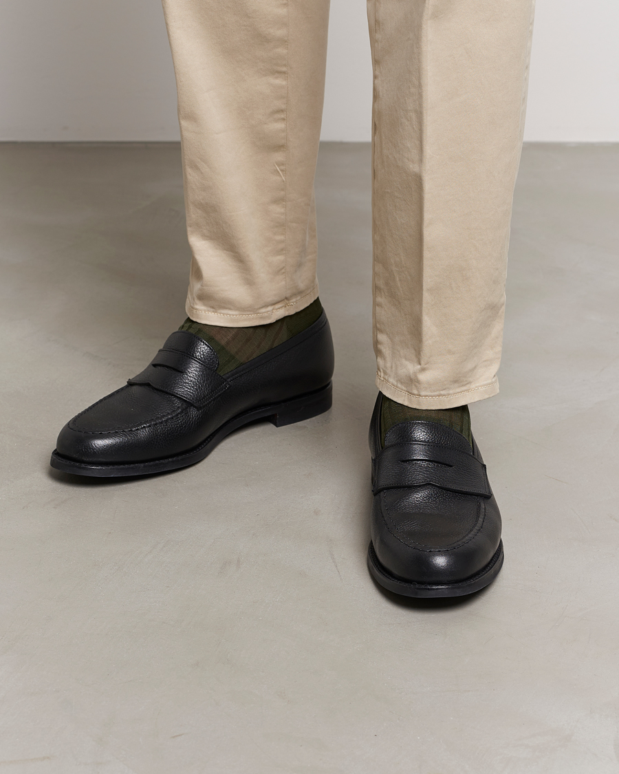 Herren | Crockett & Jones x Tärnsjö Garveri Boston Milled Grain City Sole Black Calf | Crockett & Jones x Tärnsjö Garveri | Boston Milled Grain City Sole Black Calf