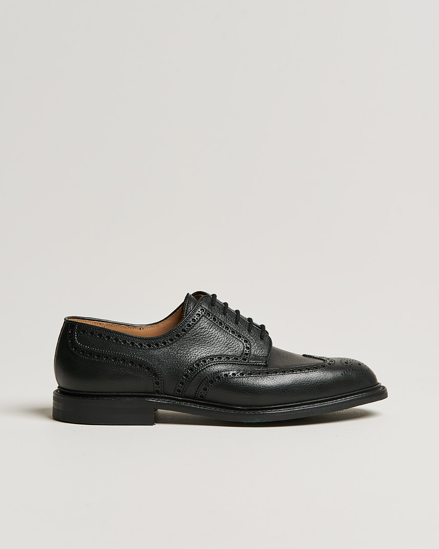 Herren | Crockett & Jones x Tärnsjö Garveri Pembroke Milled Grain City Sole Black Calf | Crockett & Jones x Tärnsjö Garveri | Pembroke Milled Grain City Sole Black Calf