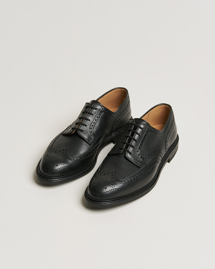 Herren | Crockett & Jones x Tärnsjö Garveri Pembroke Milled Grain City Sole Black Calf | Crockett & Jones x Tärnsjö Garveri | Pembroke Milled Grain City Sole Black Calf