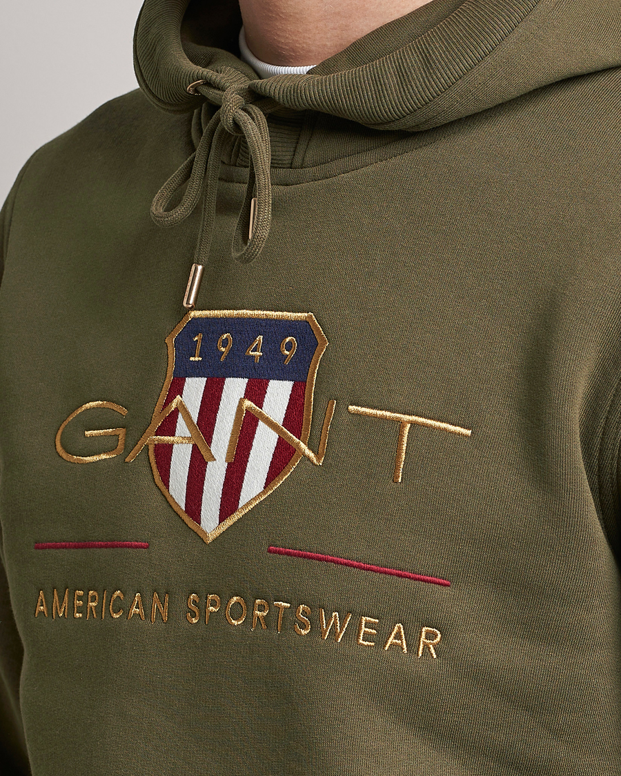 Herren | Pullover | GANT | Archive Shield Hoodie Racing Green