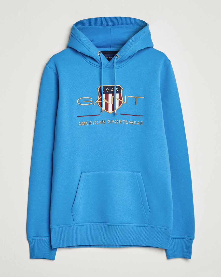 Herren | Pullover | GANT | Archive Shield Hoodie Day Blue