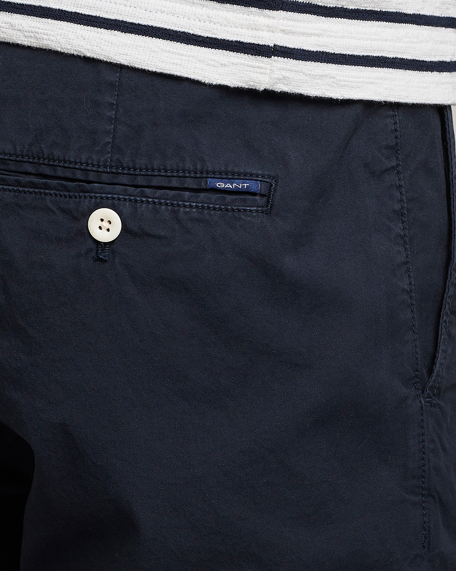 Herren | Shorts | Gant | Regular Sunbleached Shorts Marine