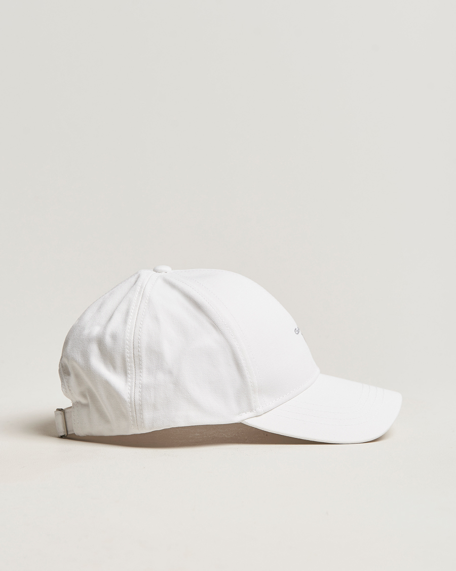 Herren | GANT High Cotton Twill Cap White | GANT | High Cotton Twill Cap White