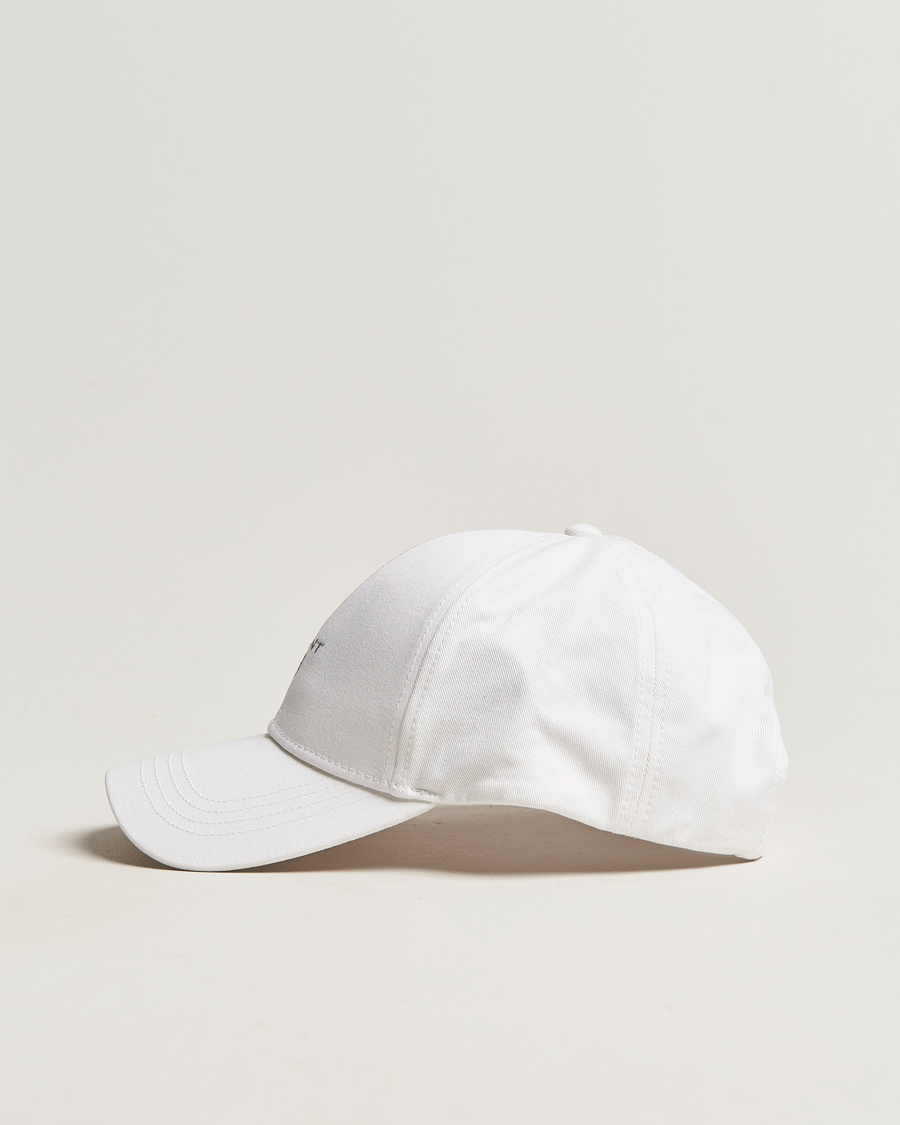 Herren | GANT High Cotton Twill Cap White | GANT | High Cotton Twill Cap White