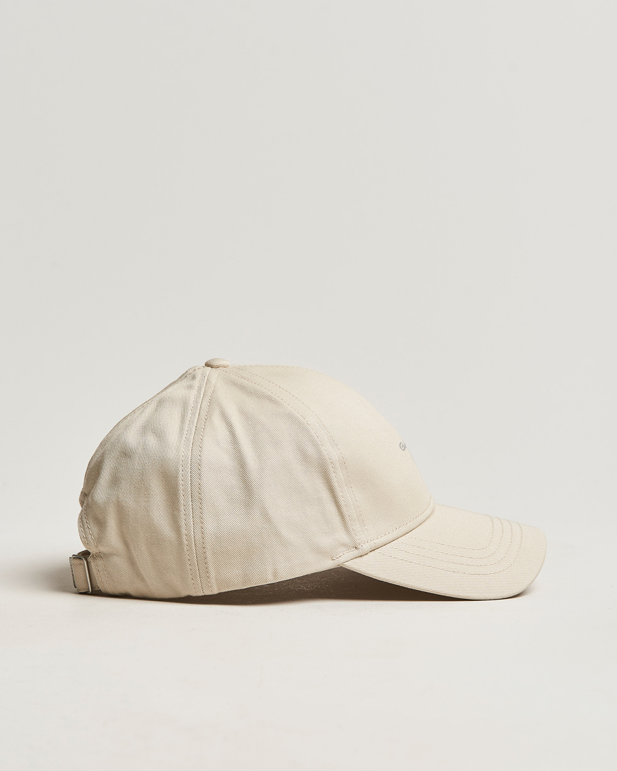 Herren | GANT High Cotton Twill Cap Putty | GANT | High Cotton Twill Cap Putty