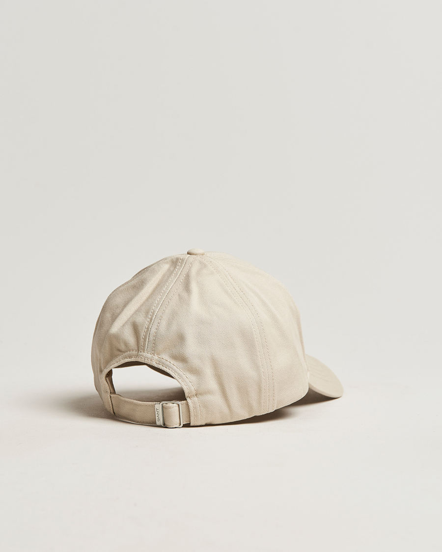 Herren | GANT High Cotton Twill Cap Putty | GANT | High Cotton Twill Cap Putty