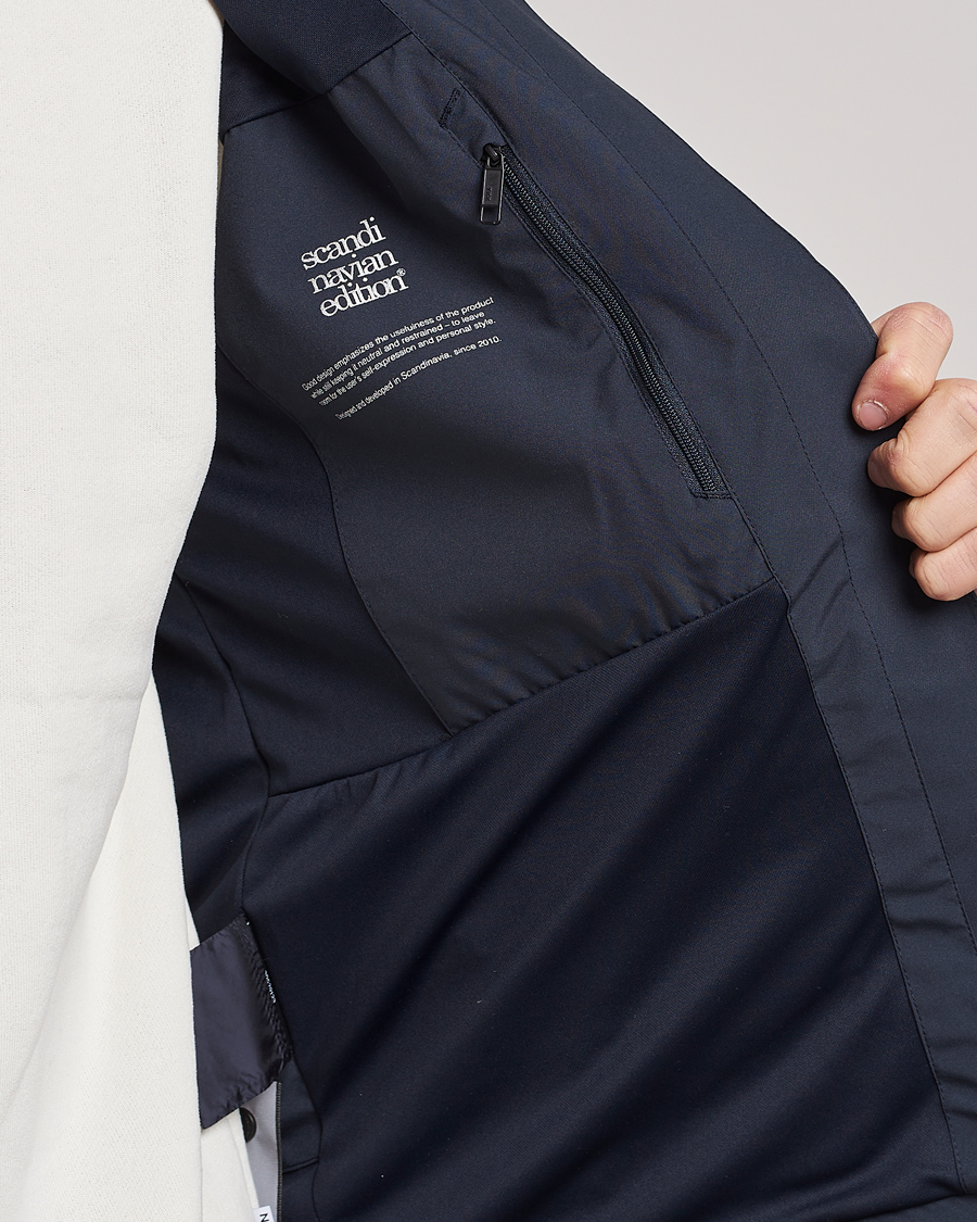 Herren | Jacken | Scandinavian Edition | Hood Waterproof Jacket Midnight Blue