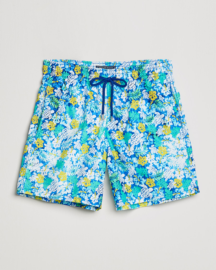 Herren | Badehosen | Vilebrequin | Moorea Swim Shorts Blue Lazuli