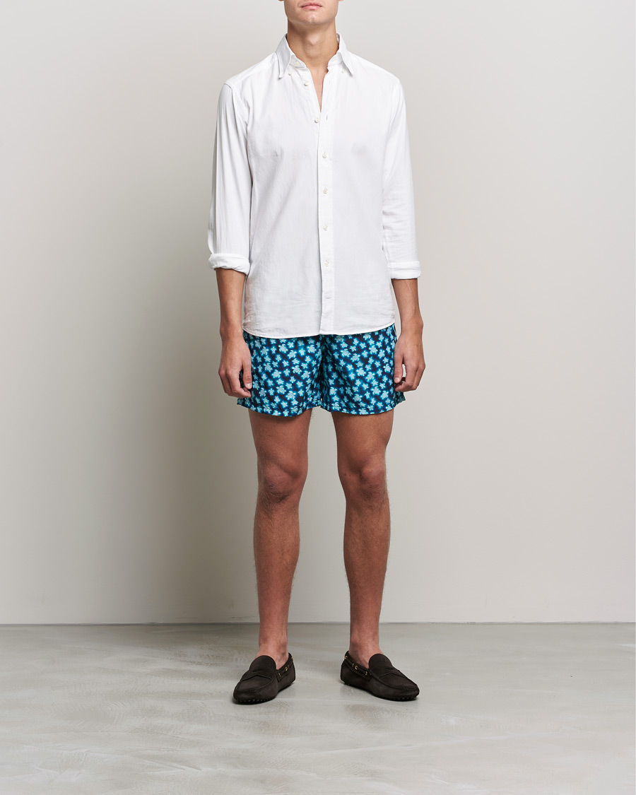 Herren | Badehosen | Vilebrequin | Moorea Swim Shorts Bleu Marine
