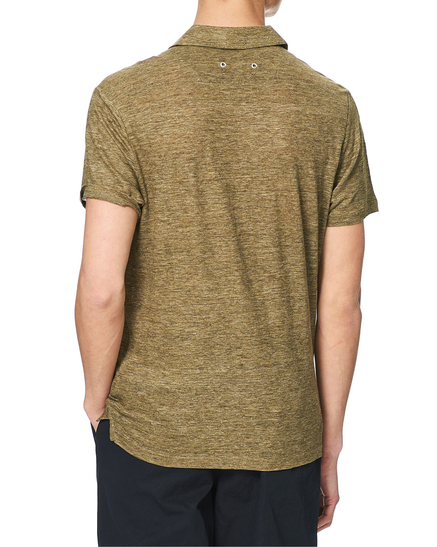 Herren | Poloshirts | Vilebrequin | Jersey Linen Polo Olive Chine