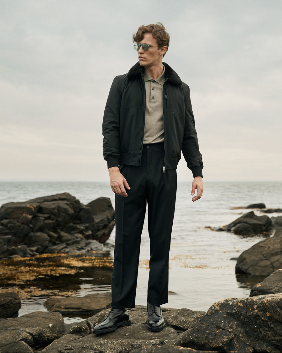 Herren | Brioni BR0101S Sunglasses Gold/Grey | Brioni | BR0101S Sunglasses Gold/Grey