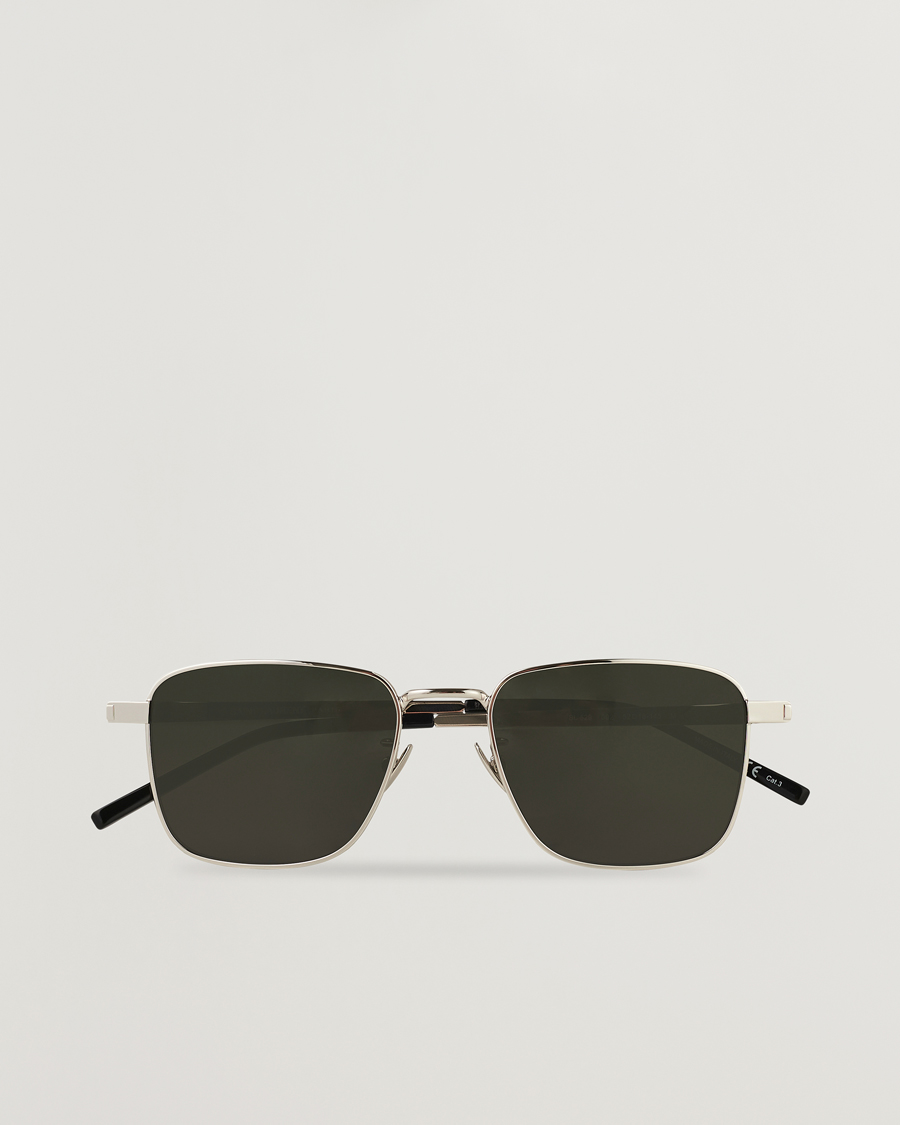 Herren | Saint Laurent SL 529 Sunglasses Silver/Grey | Saint Laurent | SL 529 Sunglasses Silver/Grey