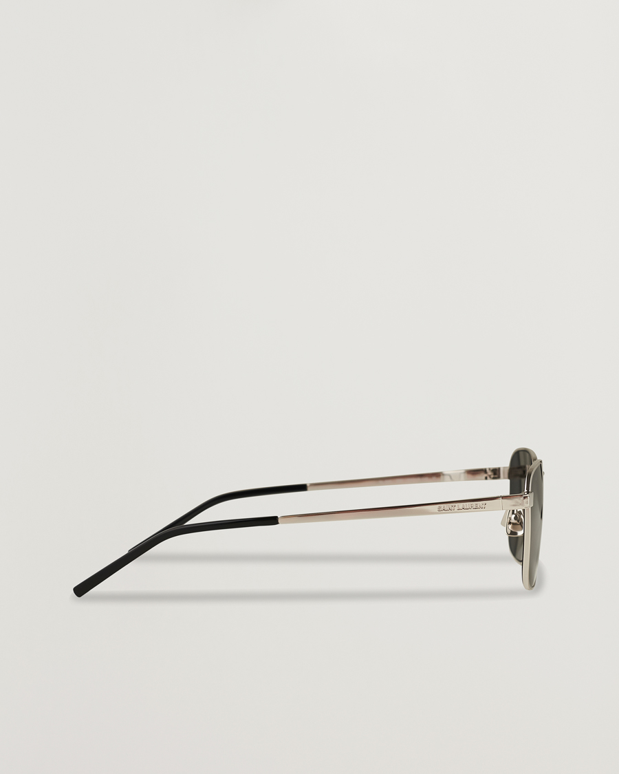 Herren | Saint Laurent SL 529 Sunglasses Silver/Grey | Saint Laurent | SL 529 Sunglasses Silver/Grey