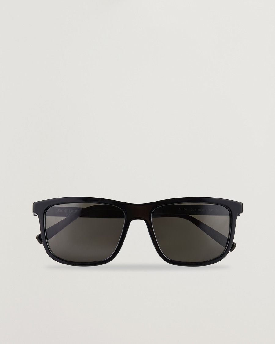 Herren | Saint Laurent SL 501 Sunglasses Black/Black | Saint Laurent | SL 501 Sunglasses Black/Black