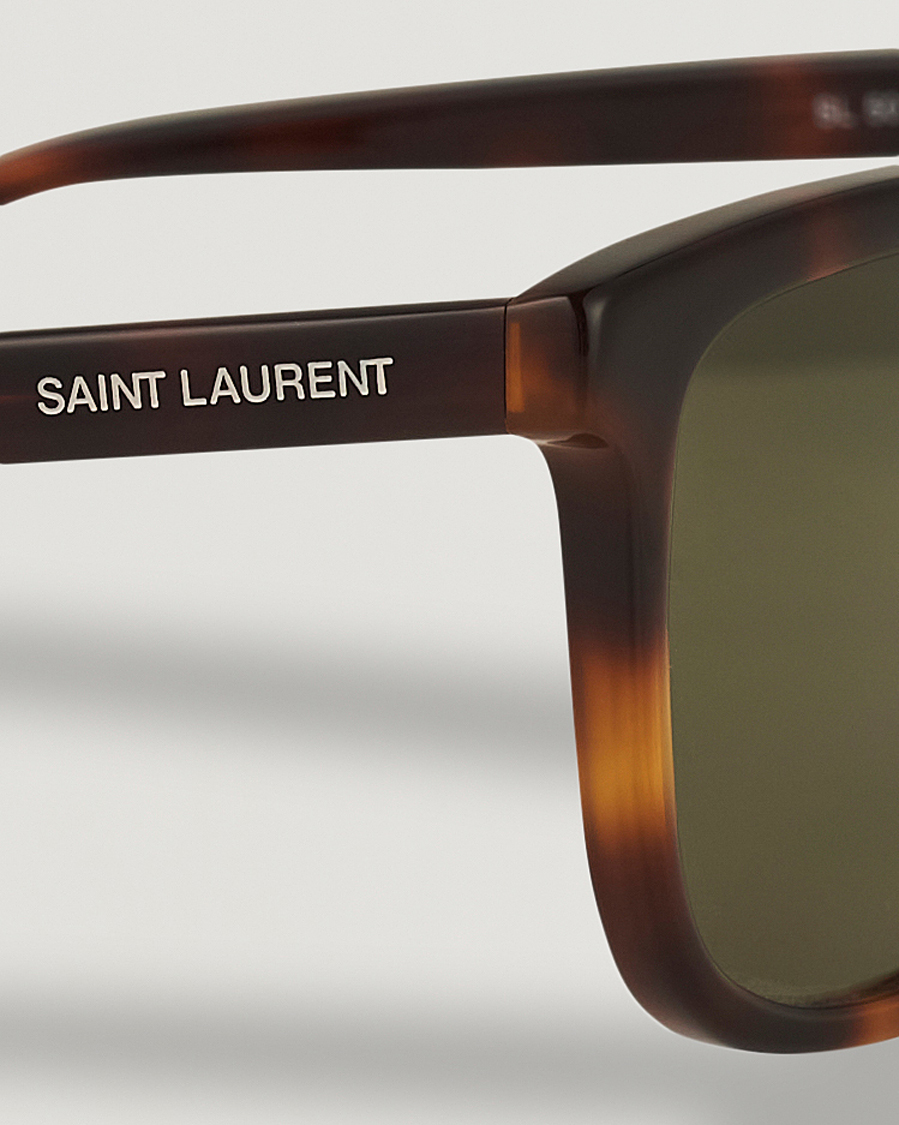 Herren | Saint Laurent SL 501 Sunglasses Havana/Green | Saint Laurent | SL 501 Sunglasses Havana/Green