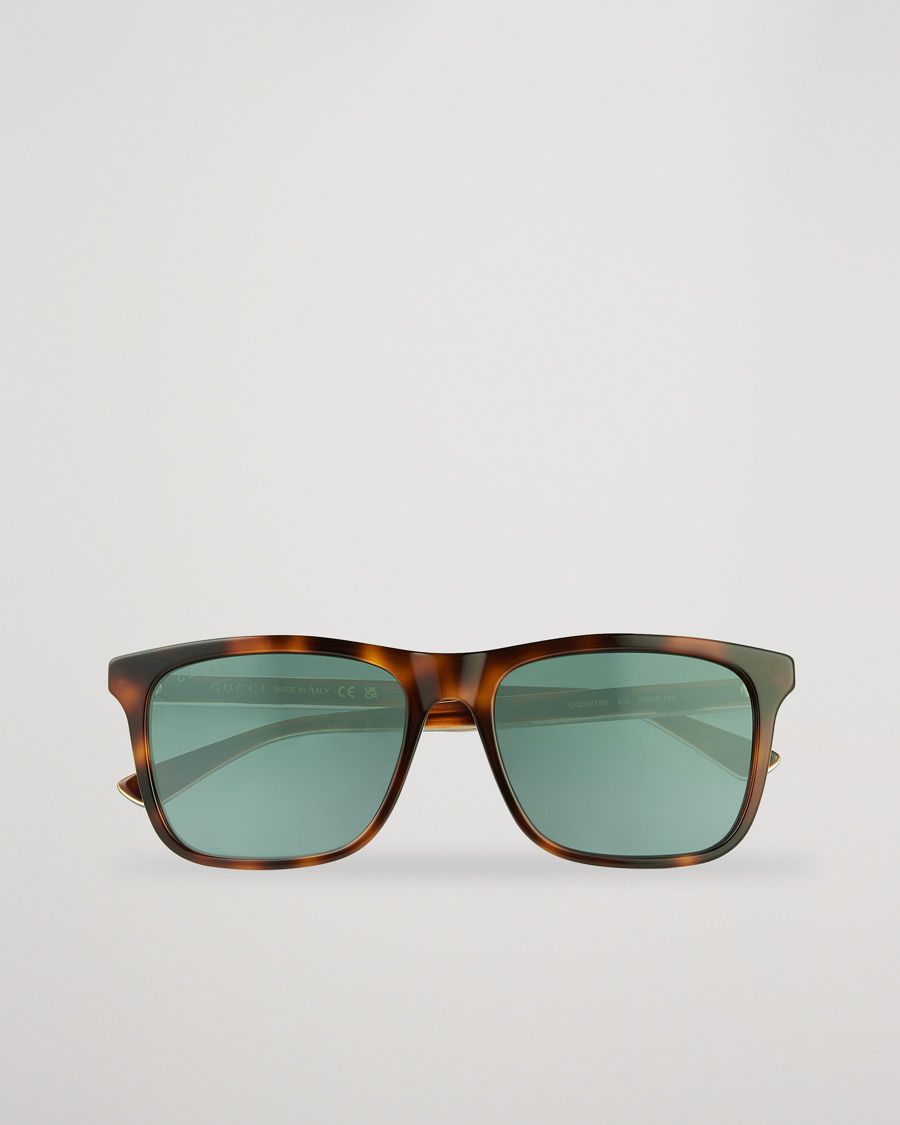 Herren | Gucci GG0381SN Sunglasses Havana/Blue | Gucci | GG0381SN Sunglasses Havana/Blue