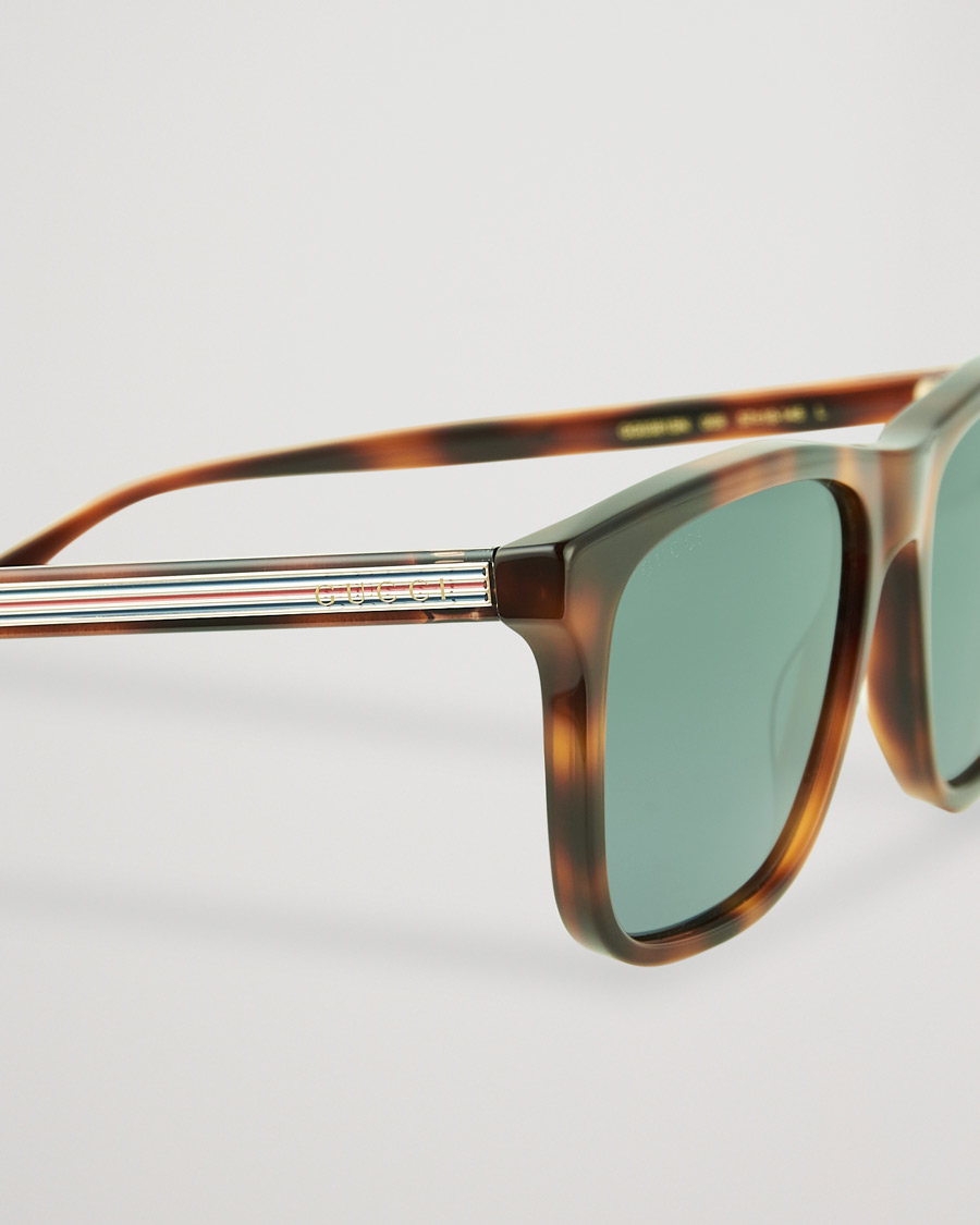 Herren | Gucci GG0381SN Sunglasses Havana/Blue | Gucci | GG0381SN Sunglasses Havana/Blue