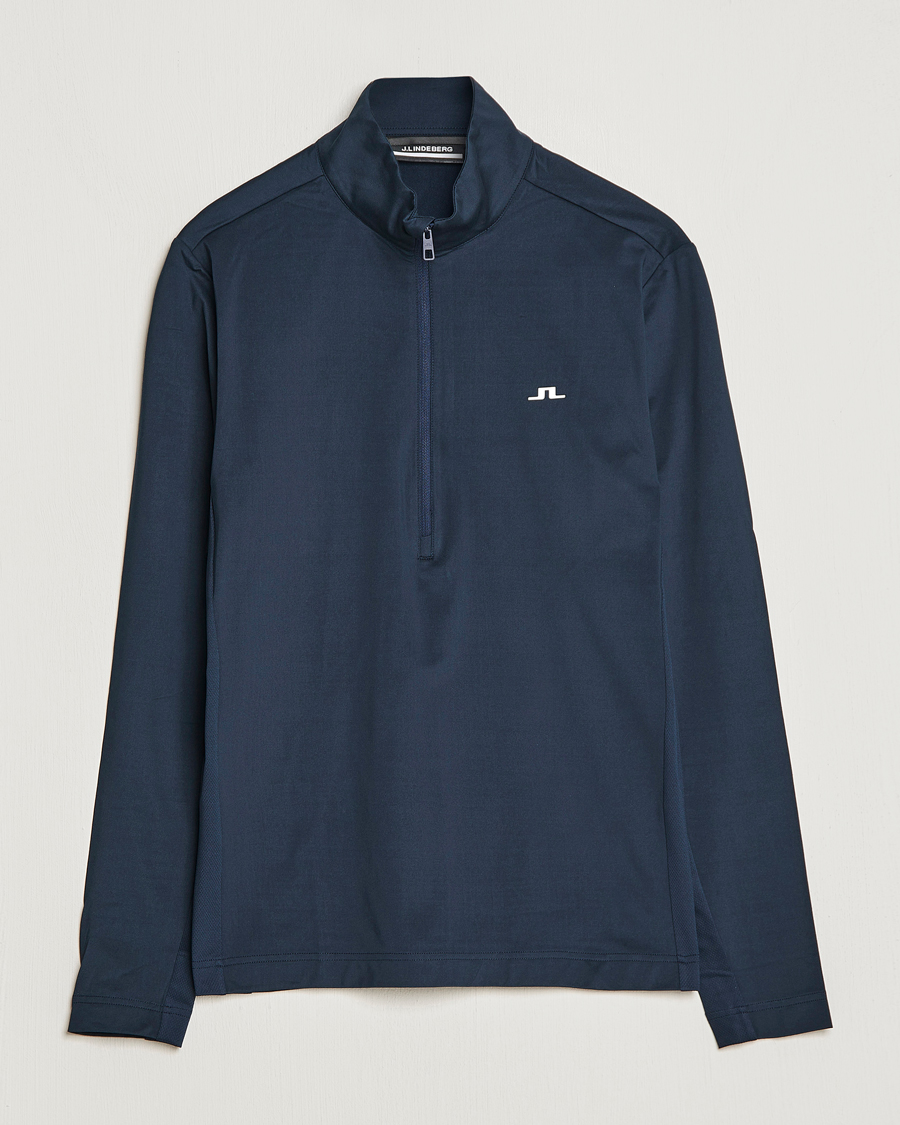 Herren | Pullover | J.Lindeberg | Luke Jersey Half Zip Navy
