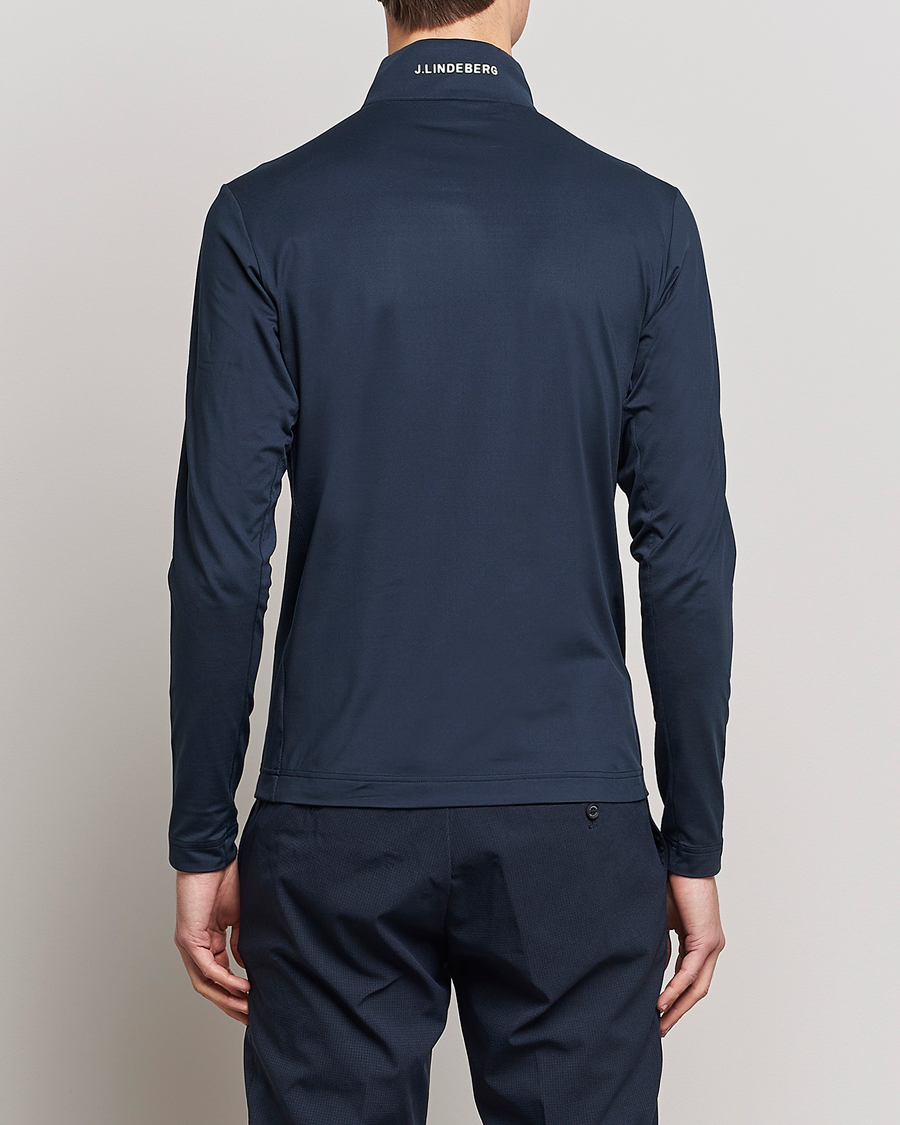 Herren | Pullover | J.Lindeberg | Luke Jersey Half Zip Navy