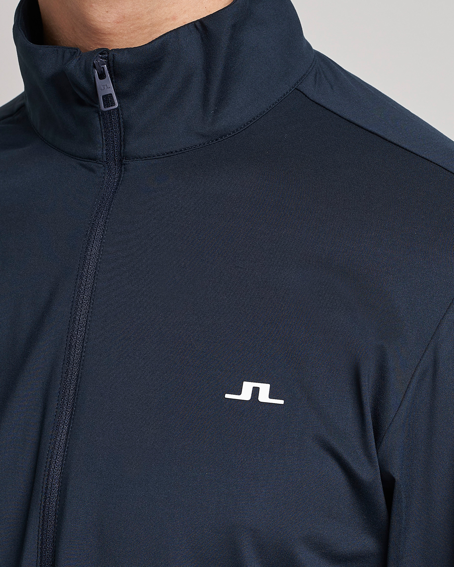 Herren | Pullover | J.Lindeberg | Luke Jersey Half Zip Navy