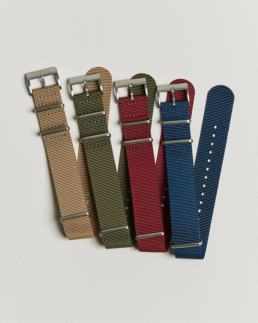 Herren | Uhrenarmband | UNIMATIC | Heritage Nato Steel 22mm Strap Set Multi