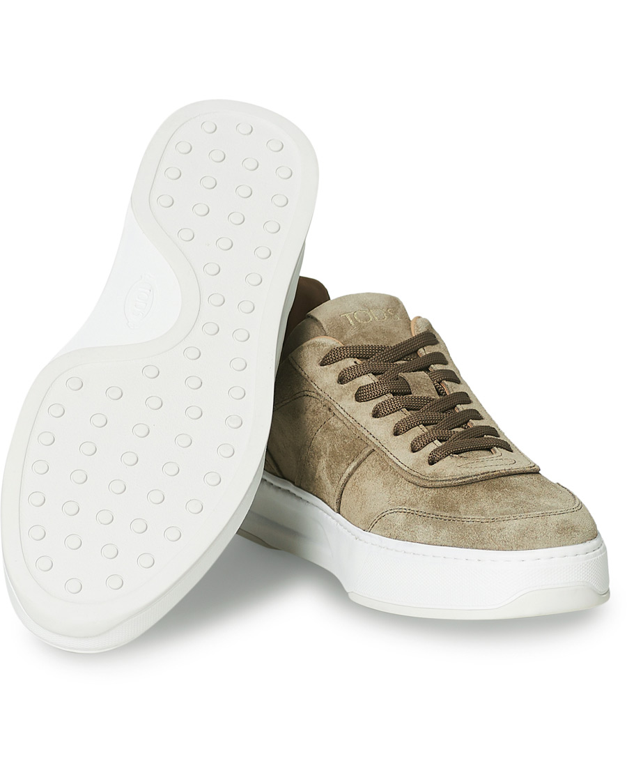 Herren | Tod's Cassetta Alta Sneaker Taupe Suede | Tod's | Cassetta Alta Sneaker Taupe Suede