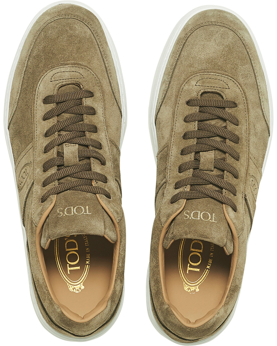 Herren | Tod's Cassetta Alta Sneaker Taupe Suede | Tod's | Cassetta Alta Sneaker Taupe Suede