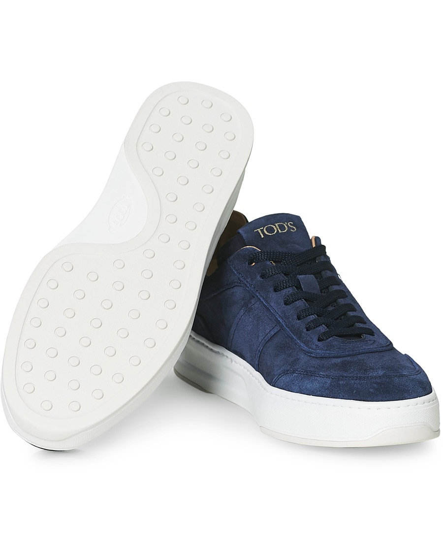 Herren | Tod's Cassetta Alta Sneaker Navy Suede | Tod's | Cassetta Alta Sneaker Navy Suede