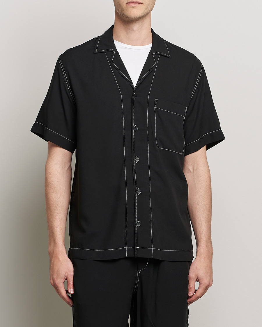 Herren | Hemden | CDLP | Short Sleeve Pool Shirt Black