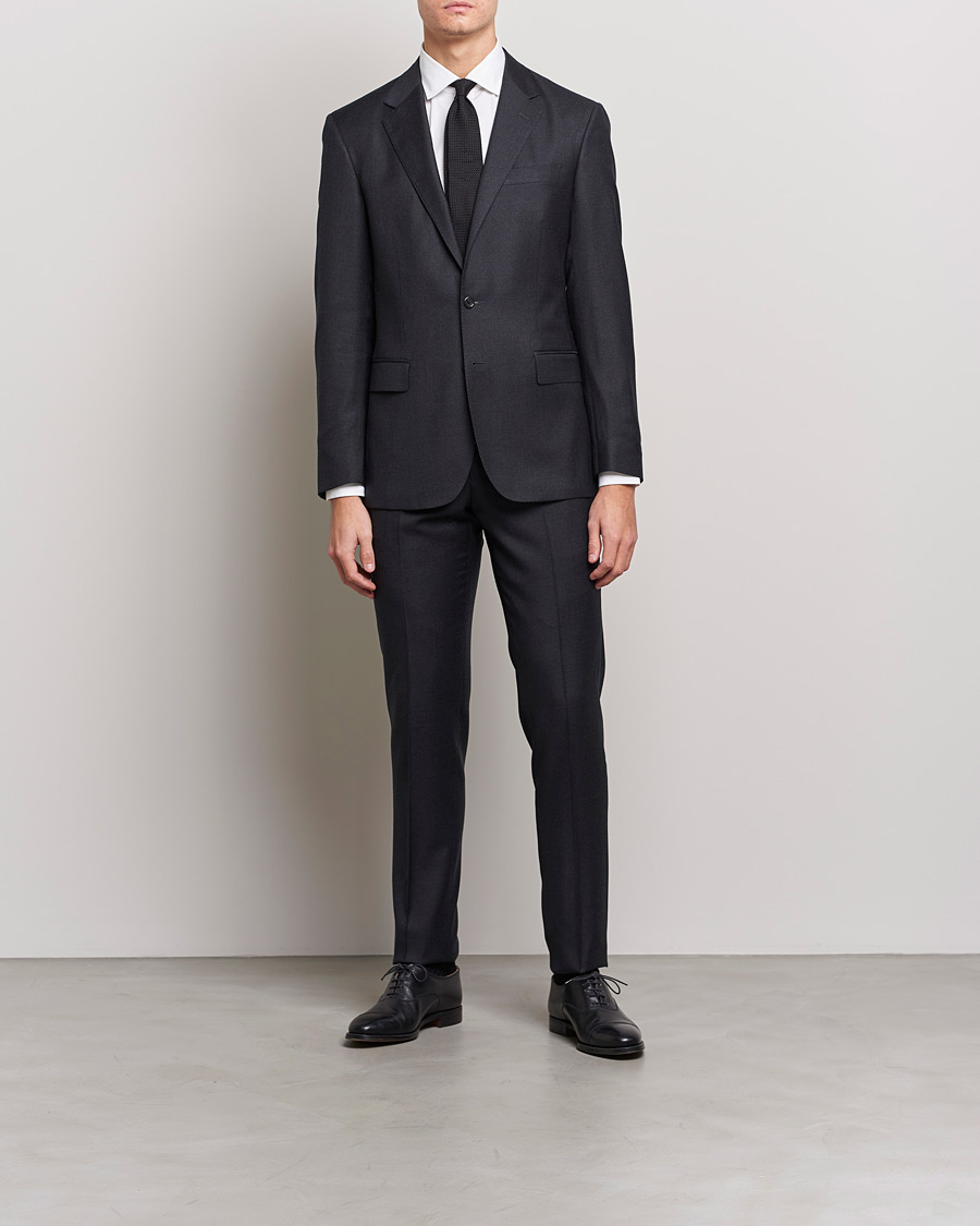 Herren | Zweiteilige Anzüge | Polo Ralph Lauren | Classic Wool Twill Suit Charcoal