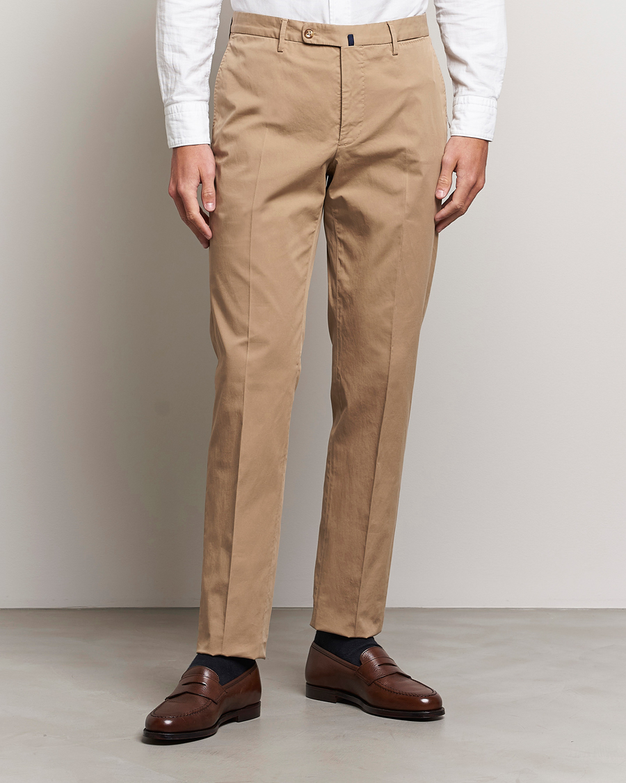 Herren | Hosen | Incotex | Regular Fit Comfort Chinos Beige