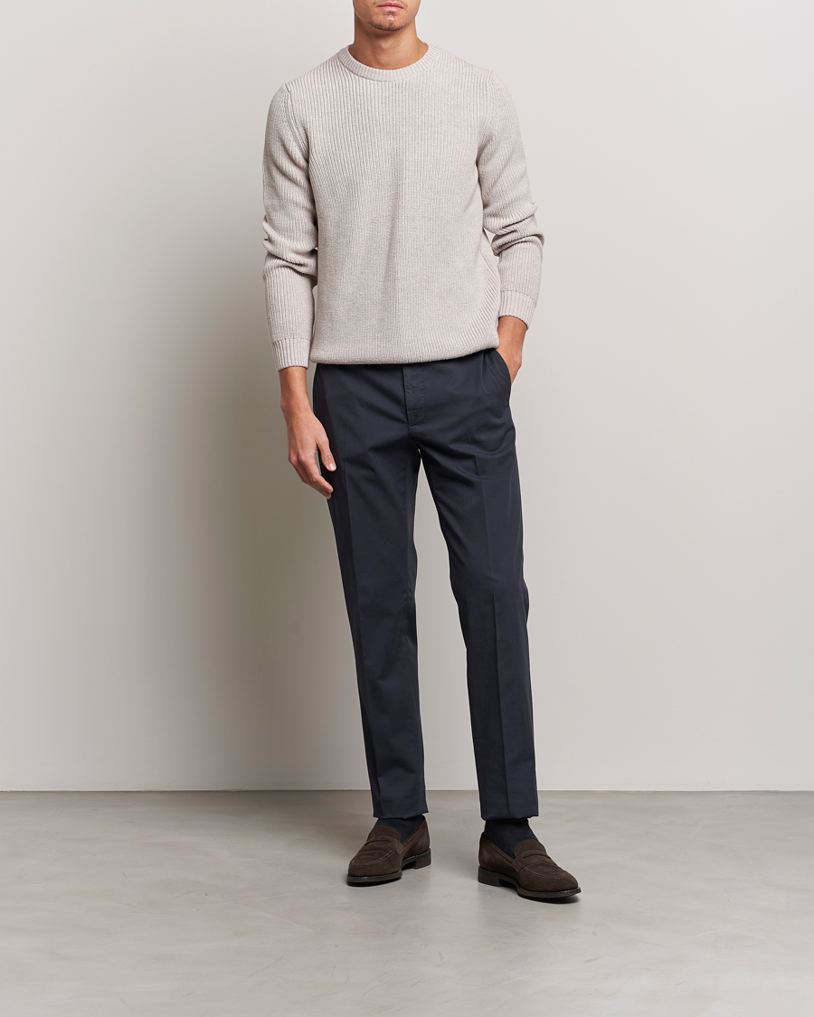 Herren | Hosen | Incotex | Regular Fit Comfort Chinos Navy