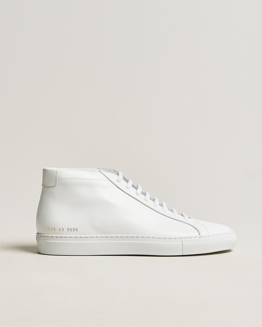 Herren | Common Projects Original Achilles Leather High Sneaker White | Common Projects | Original Achilles Leather High Sneaker White