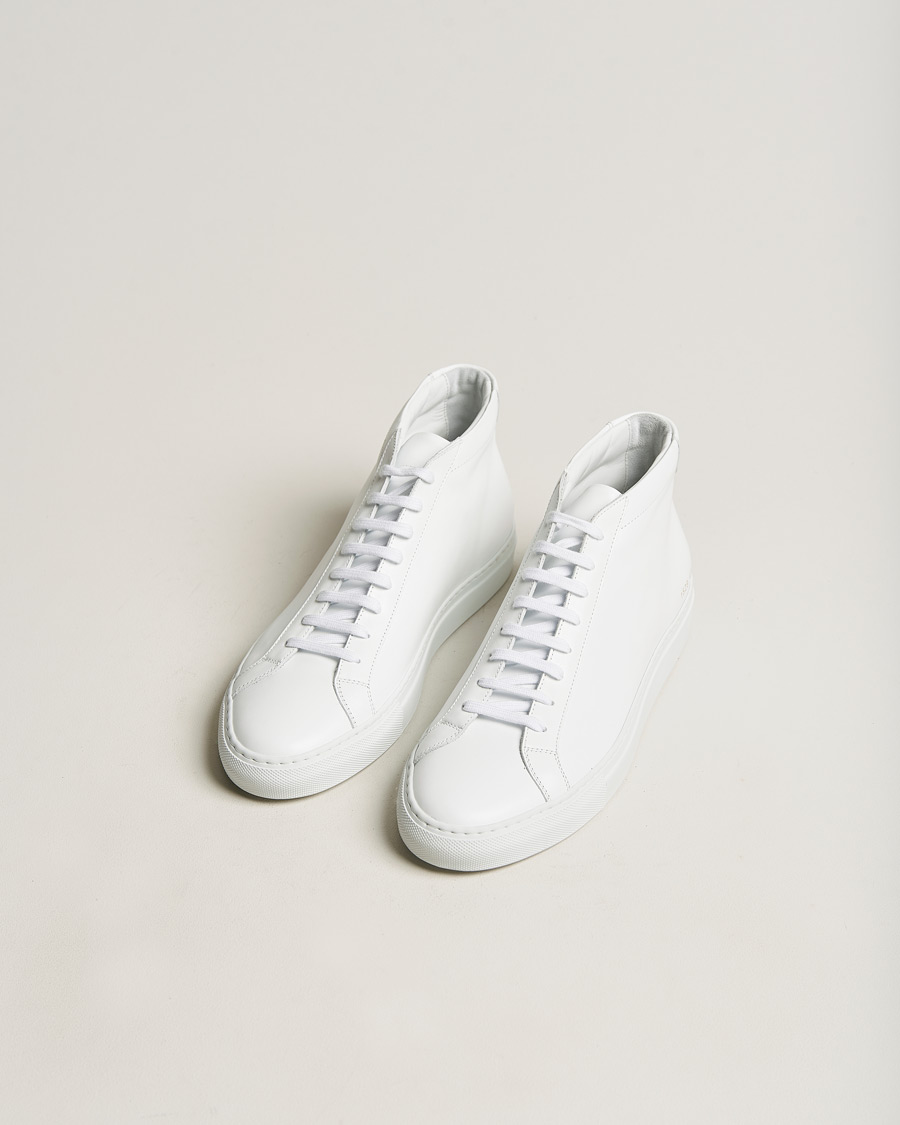 Herren | Common Projects Original Achilles Leather High Sneaker White | Common Projects | Original Achilles Leather High Sneaker White