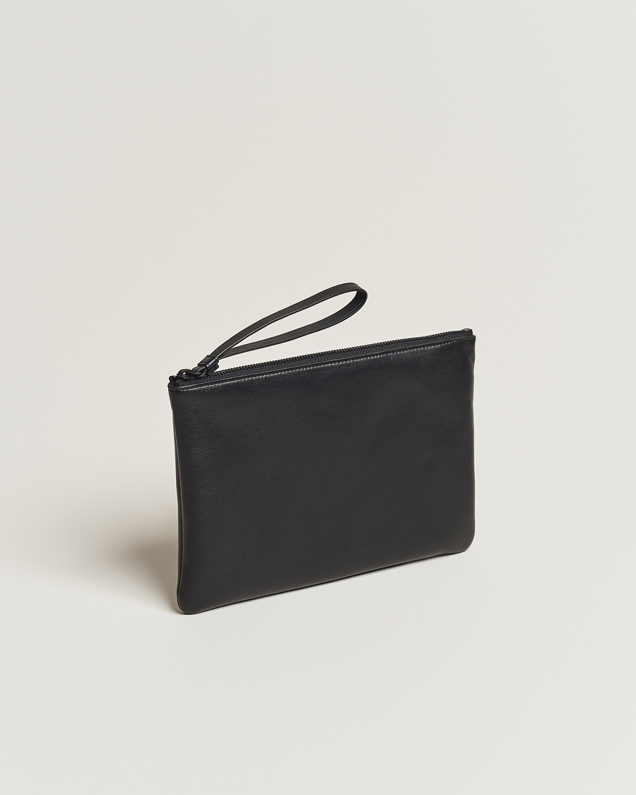 Herren |  | Common Projects | Medium Flat Nappa Leather Pouch Black