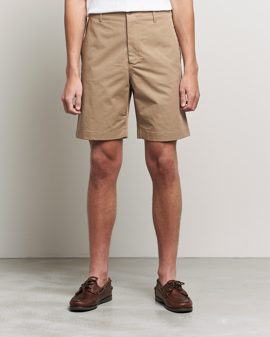 Herren | Shorts | Filippa K | Flynn Cotton Shorts Dark Khaki