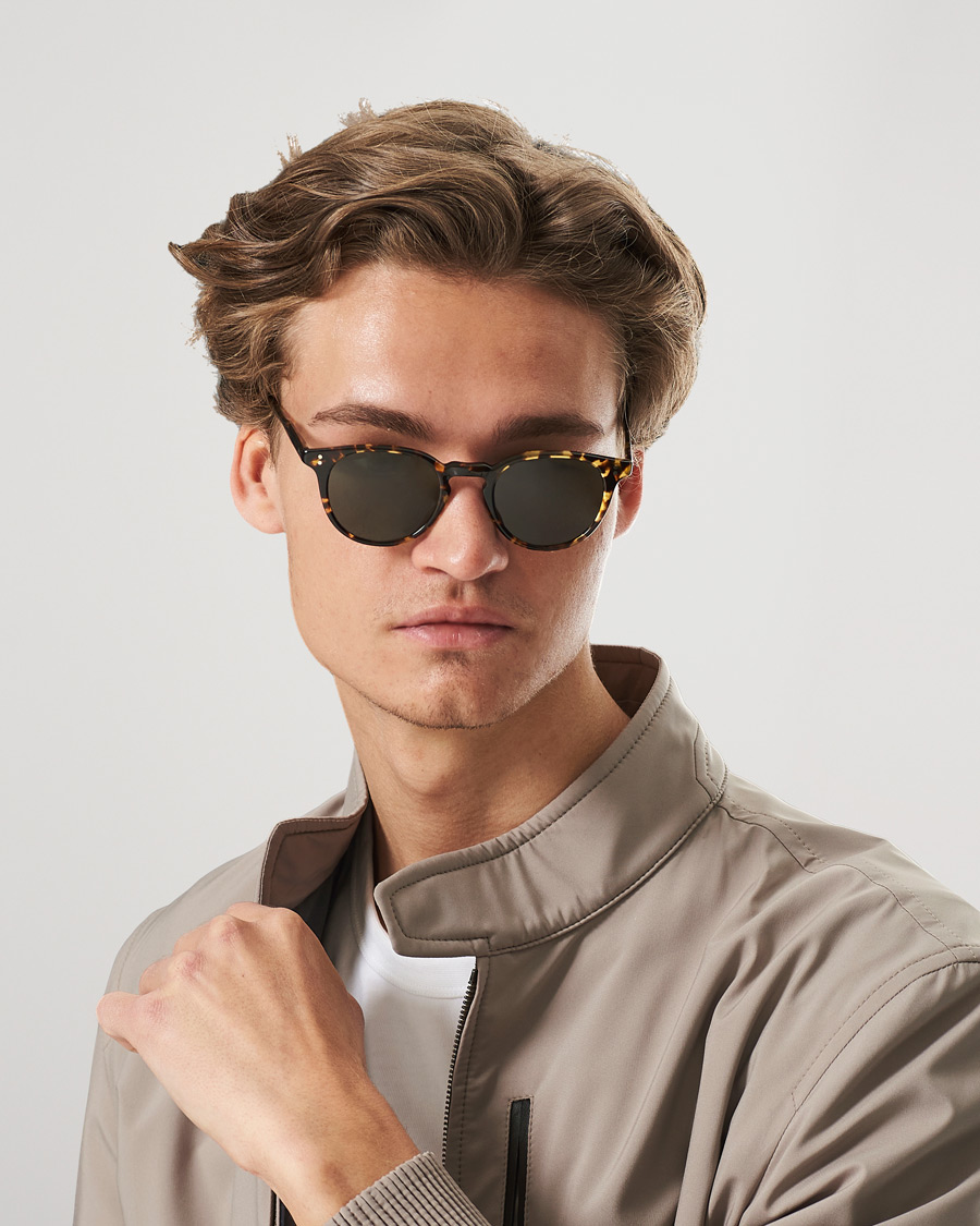 Herren | Garrett Leight Clement Sunglasses Tuscan Tortoise/Pure | Garrett Leight | Clement Sunglasses Tuscan Tortoise/Pure