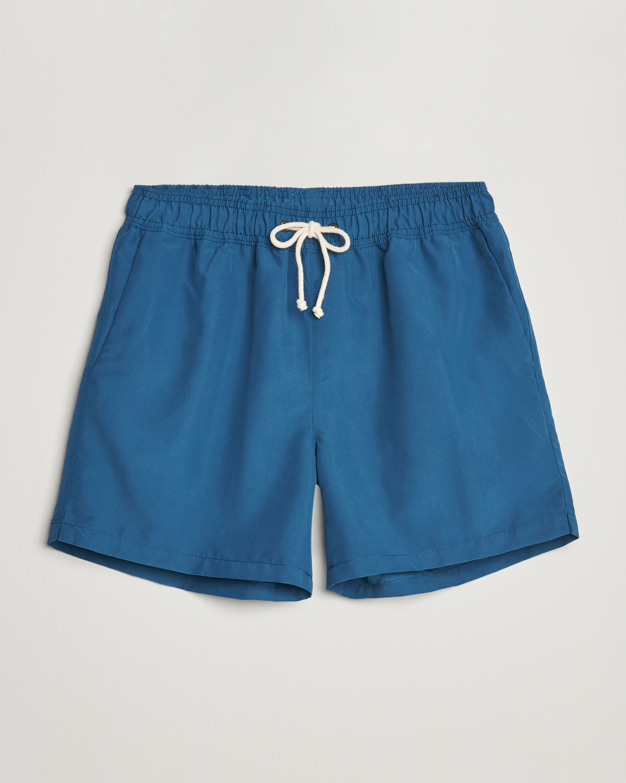 Herren | Ripa Ripa Plain Swimshorts Petrol Blue | Ripa Ripa | Plain Swimshorts Petrol Blue