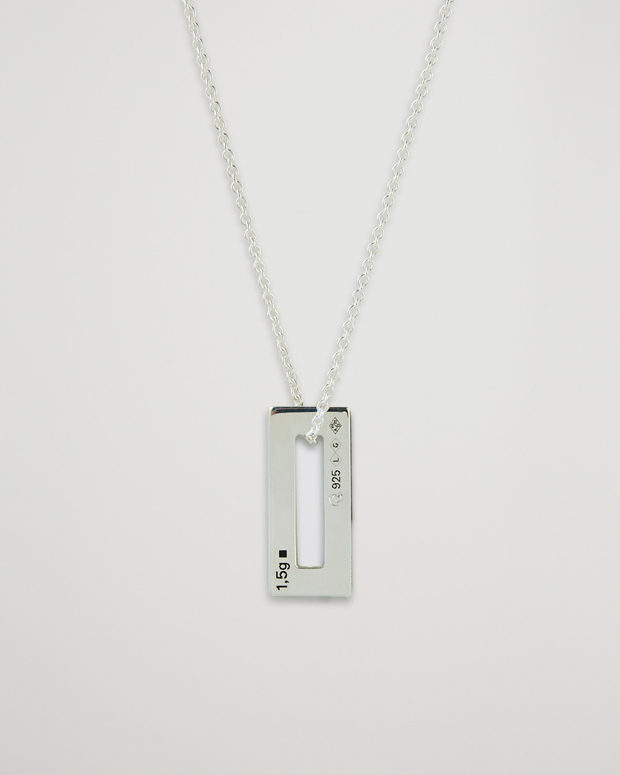 Herren | LE GRAMME Rectangular Necklace Le 1.5 Sterling Silver | LE GRAMME | Rectangular Necklace Le 1.5 Sterling Silver