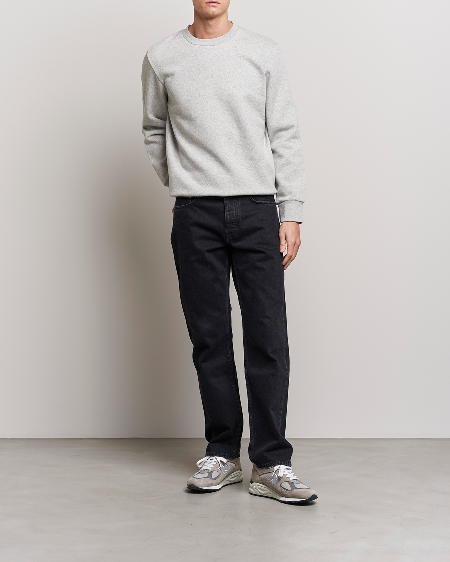 Herren | Pullover | A Day's March | Shaw Sturdy Fleece Sweatshirt Grey