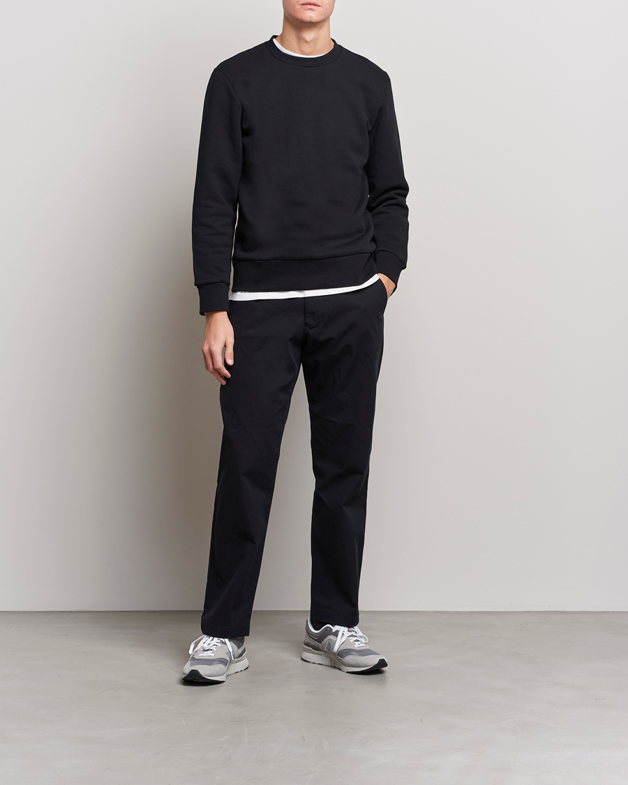 Herren | Pullover | A Day's March | Shaw Sturdy Fleece Sweatshirt Black