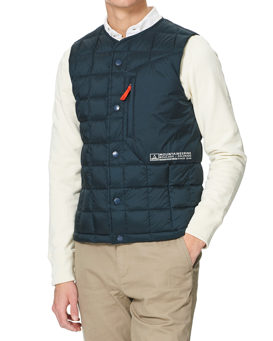 Herren | Jacken | Holubar | Hudson Padded Nylon Vest Navy