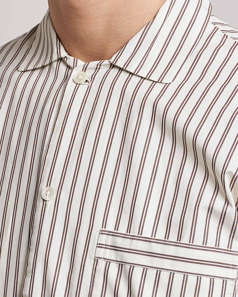 Herren | Schlafanzüge & Bademäntel | Tekla | Poplin Pyjama Shirt Hopper Stripes