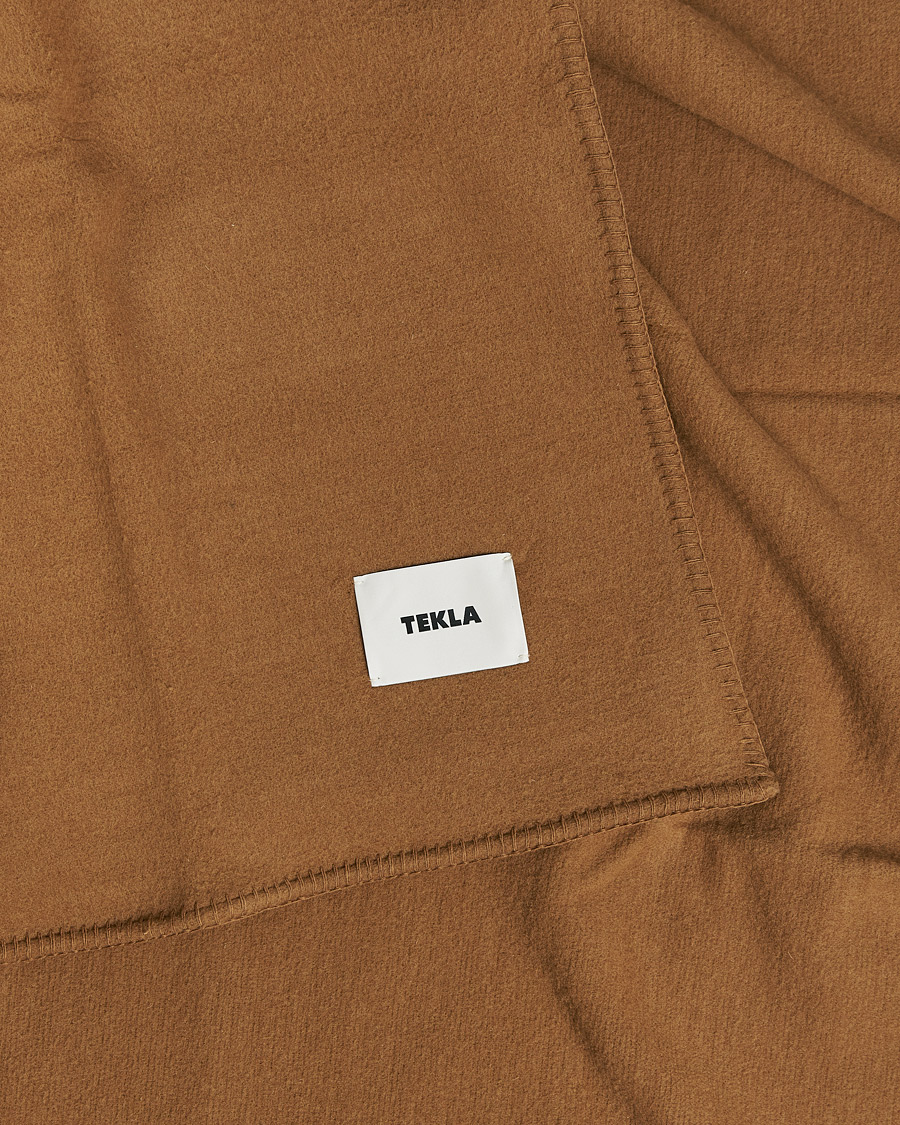Herren | Tekla Merino Wool Blanket Camel | Tekla | Merino Wool Blanket Camel