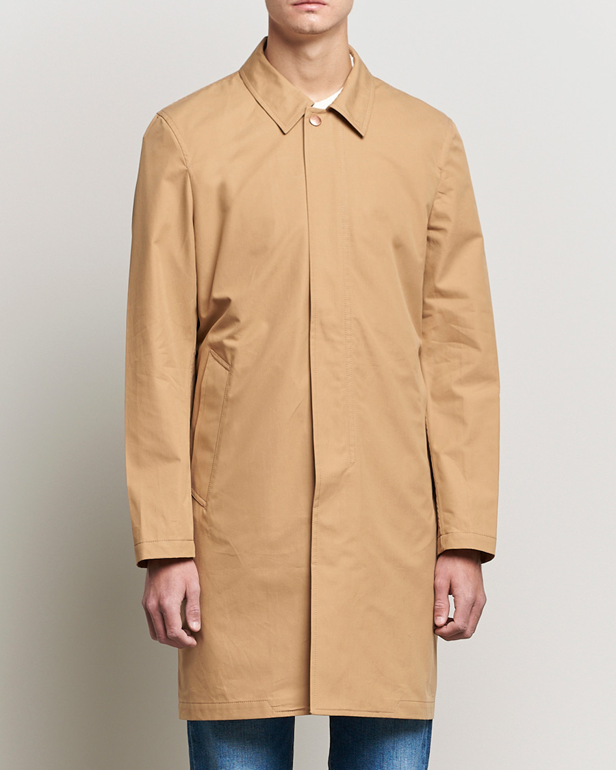 Herren | Jacken | Private White V.C. | Unlined Cotton Ventile Mac Coat 3.0 Warm Sand