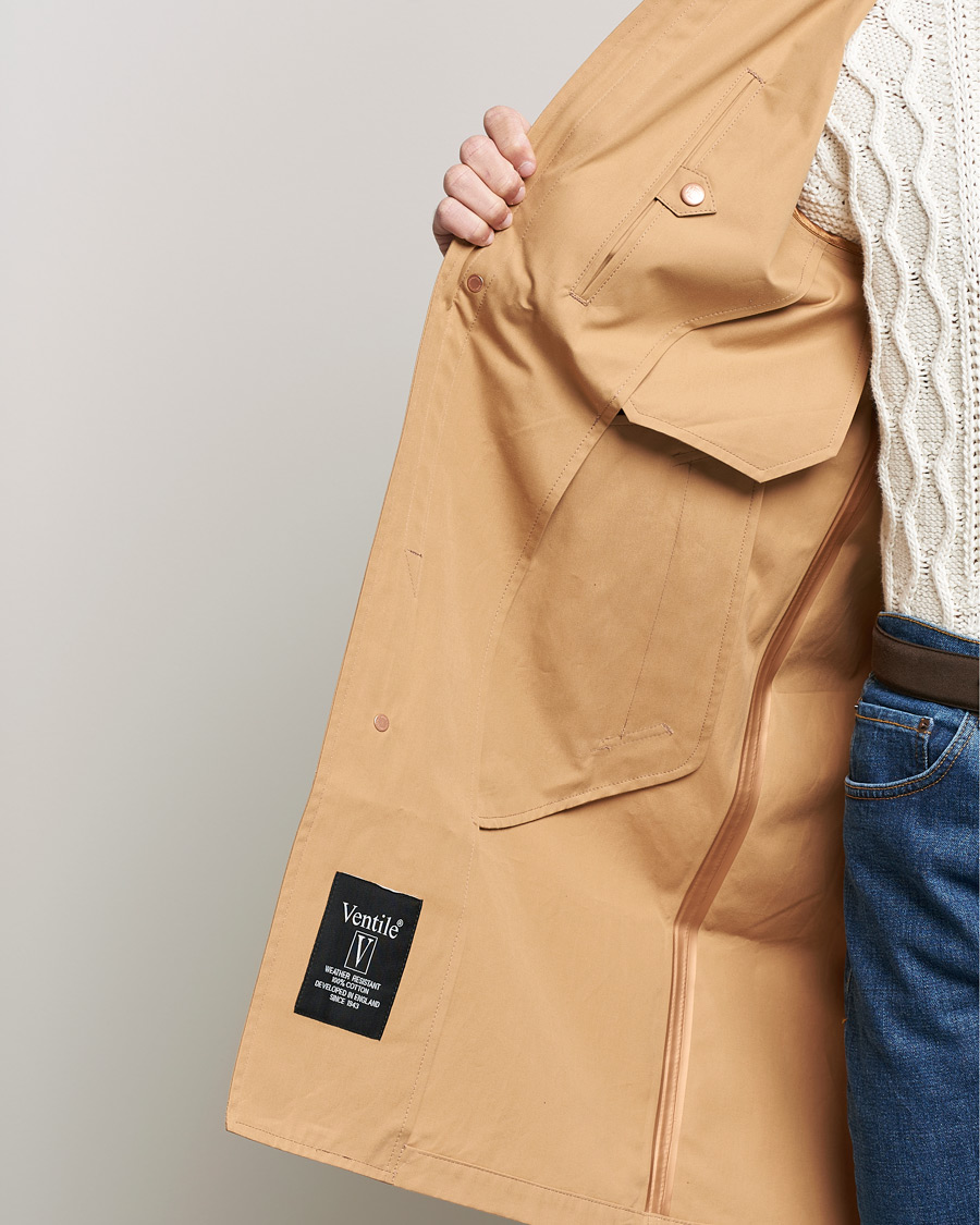 Herren | Jacken | Private White V.C. | Unlined Cotton Ventile Mac Coat 3.0 Warm Sand
