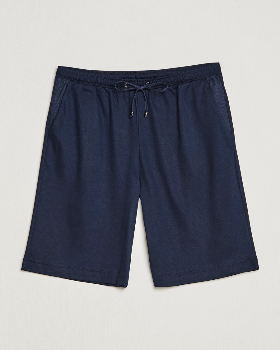 Herren | Schlafanzüge & Bademäntel | Zimmerli of Switzerland | Cotton/Modal Loungewear Shorts Midnight