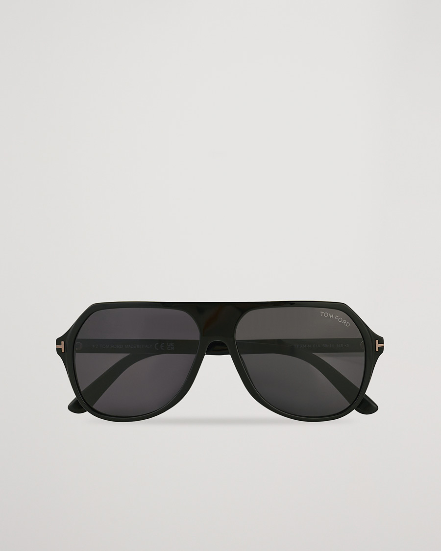 Herren | Tom Ford Hayes Sunglasses Shiny Black/Smoke | Tom Ford | Hayes Sunglasses Shiny Black/Smoke